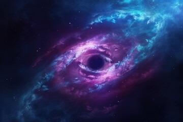 Wall Mural - planets, stars and galaxies in outer space showing the beauty of space exploration. generative ai