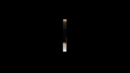 Poster - glossy dispersion element. computer generated 3d render