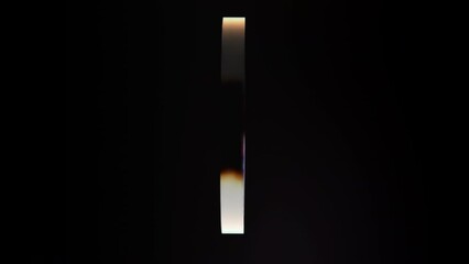 Poster - glossy dispersion element. computer generated 3d render