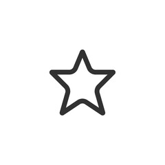 User Interface Icon. Glyph Icon Style. Basic Icon. Star Icon