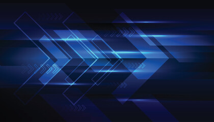 abstract blue technology communication. Hi-tech digital technology and engineering, digital telecom technology concept. 