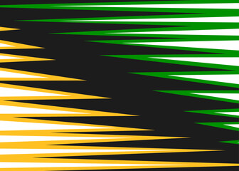 Poster - Abstract background with reflective zigzag line pattern