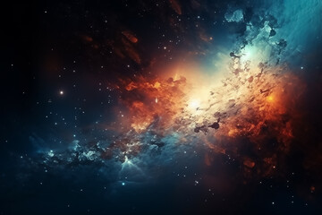 modern dark galaxy abstract background