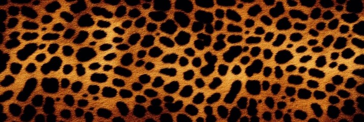 Wall Mural - Leopard spots pattern background texture, dots, cheetah, animals, design, Generative AI