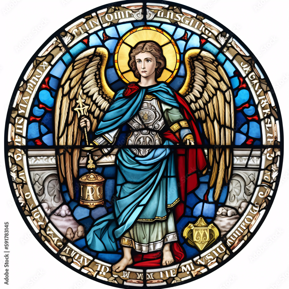 St. Michael the Archangel Illustration. Archangle Saint Michael ...