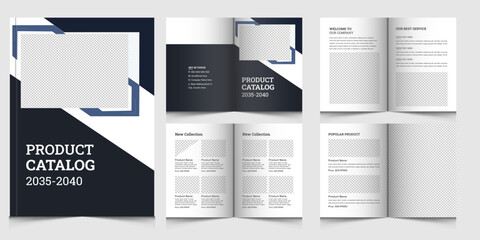 modern a4 Product catalogue design template and company business profile brochure modern concept and minimalist layout or furniture product catalog design free vector