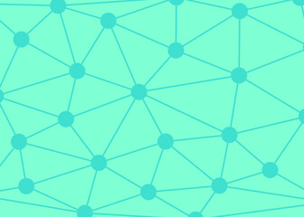 Aufkleber - Abstract background with interconnected dots pattern