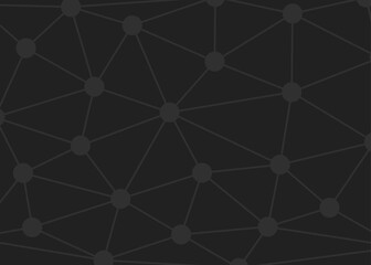 Aufkleber - Abstract background with interconnected dots pattern