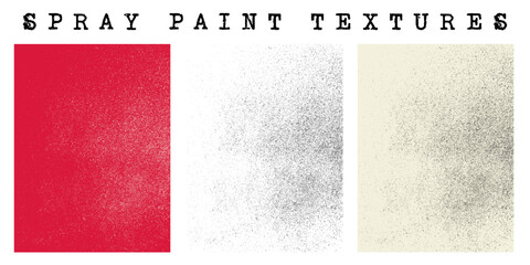 Spray Paint Textures vector backgrounds. Overlays stamp texture with effect grunge, damaged, old, concrete and other. Different paint textures with drop ink splashes. Overlays vector.	