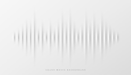 sound wave equalizer lines on gray and white background. visualization futuristic design element. ra