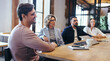 © Jacob Lund - Professional business people having a meeting in a boardroom