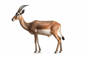 Poster - antelope isolated on white background