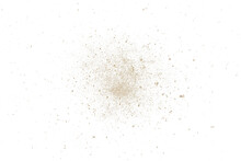Explosion Small Dust Particle Isolated