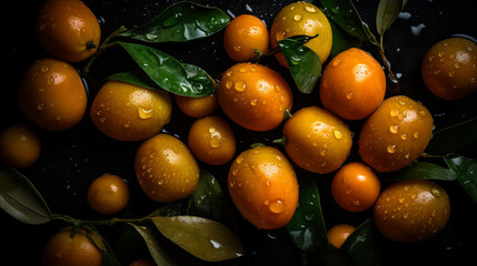 Wall Mural - Kumquat, created by a neural network, Generative AI technology