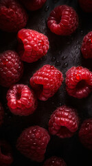 Wall Mural - raspberry, created by a neural network, Generative AI technology