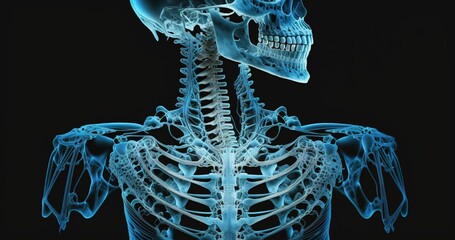 Poster - artificial intelligence. technology web background. virtual concept