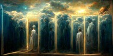 The Gates To Heaven Souls Entering The Heaven Mesmerize Creation Ai Cision 