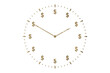 © vectorfusionart - Composite image of dollar symbol clock
