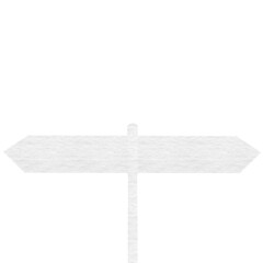Leinwandbilder - Digital composite image of empty road sign