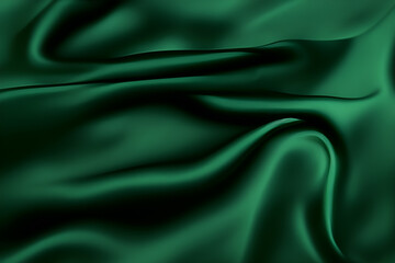Green Silk Background