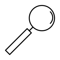 Poster - search magnifier icon illustration on transparent background