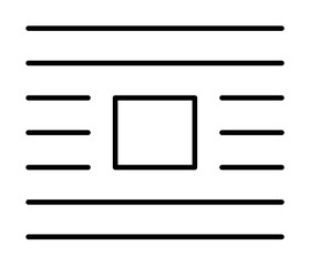 Poster - editorial, wrap icon illustration on transparent background