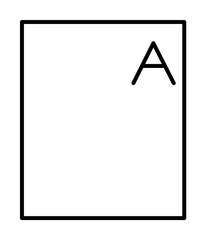 Poster - editorial, files icon illustration on transparent background