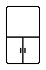Poster - cabinet icon illustration on transparent background
