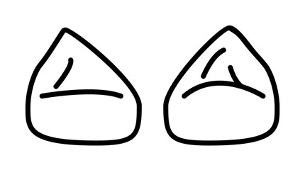 Poster - chairs icon illustration on transparent background