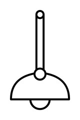 Poster - lamp icon illustration on transparent background