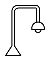 Poster - lamp icon illustration on transparent background