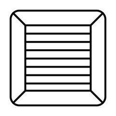 Poster - box icon illustration on transparent background