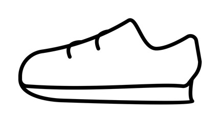 Poster - sport, shoes icon illustration on transparent background