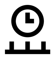 Poster - Timeline icon illustration on transparent background