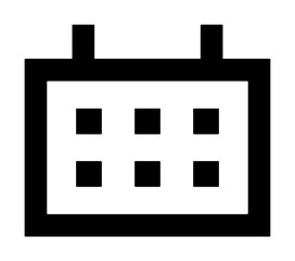 Poster - Calendar event icon illustration on transparent background