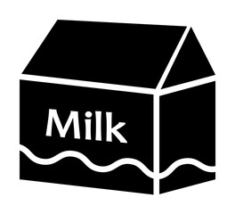 Poster - milk, drink, doodle icon illustration on transparent background