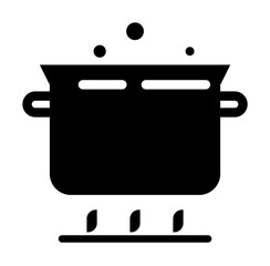 Poster - stew, food, cook icon illustration on transparent background