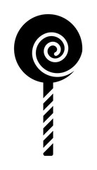 Poster - lollipop, sweet, kid icon illustration on transparent background