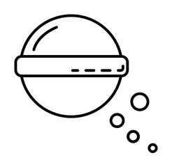 Poster - soap icon illustration on transparent background