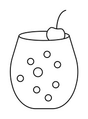 Poster - Beverage drink icon illustration on transparent background