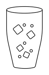 Poster - Soda drink icon illustration on transparent background