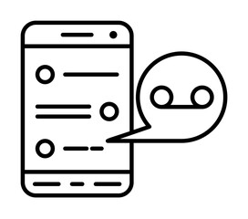 Poster - Voice message, communication icon illustration on transparent background