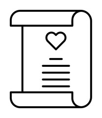 Poster - Letter, communication icon illustration on transparent background