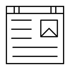 Poster - learning, technology, exam, online icon illustration on transparent background