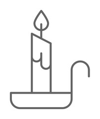 Poster - Diwali, candle, fire icon illustration on transparent background