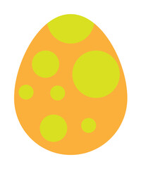 Poster - Easter, egg icon illustration on transparent background