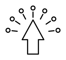 Poster - Options, arrow icon illustration on transparent background