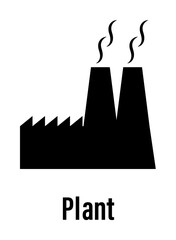 Poster - Plant with description icon illustration on transparent background