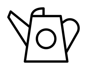 Poster - watering can, farm icon illustration on transparent background