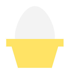Poster - Egg, farm icon illustration on transparent background